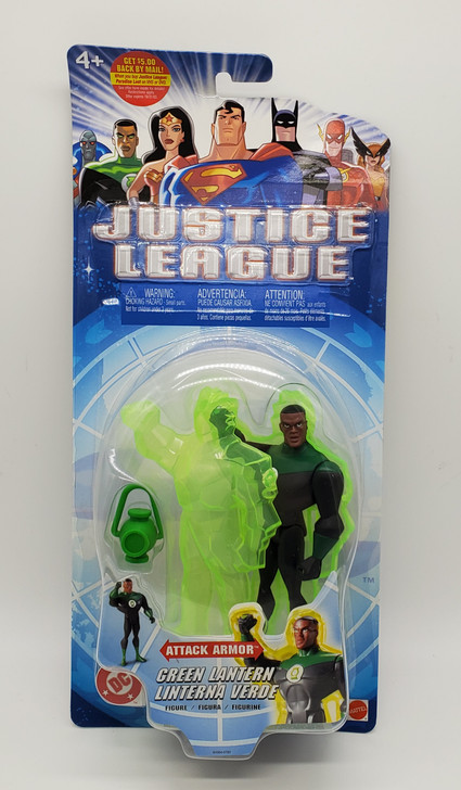 Mattel Justice League Green Lantern Attack Armor Action Figure