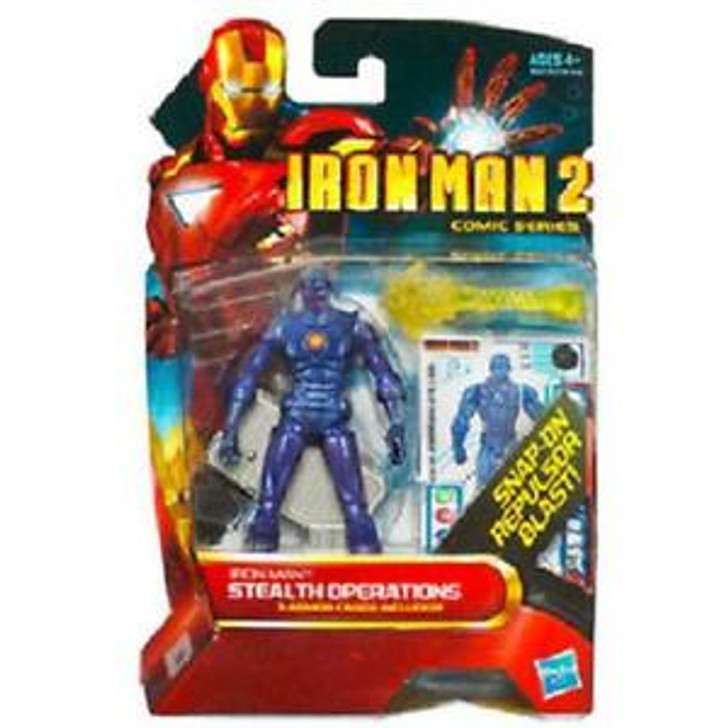 Hasbro Iron Man 2 Comic Series Iron Man Stealth Ops 3.75 Inch Action Figure