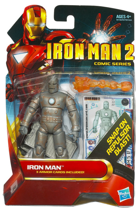 Hasbro Iron Man 2 Comic Series Iron Man 3.75 Inch Action Figure