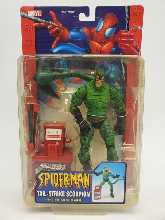 Toy Biz Marvel Spider-Man Spiderman Classics Tail-Strike Scorpion Action  Figure Action & Spielfiguren LA2166033