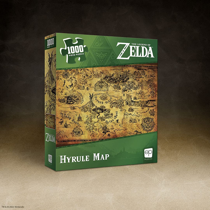 The Legend of Zelda 1000 pcs puzzle Hyrule Map