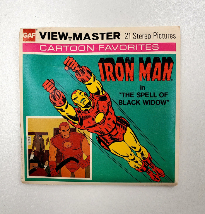 Marvel View-Master (1977) Iron Man "Spell of the Black Widow"