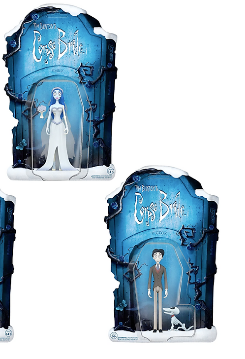 Super7 The Corpse Bride Emily and Victor ReAction Figure set