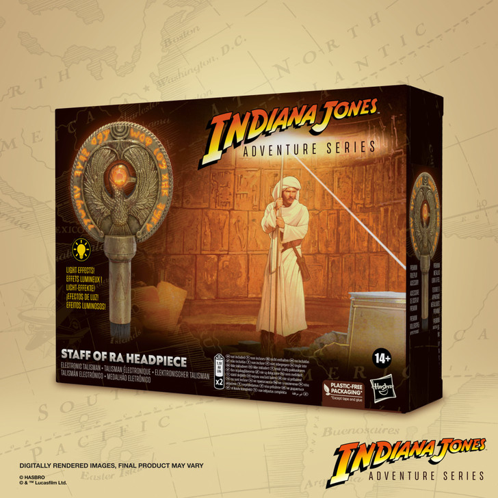 Hasbro Indiana Jones Adventure Series Staff of Ra Headpiece
