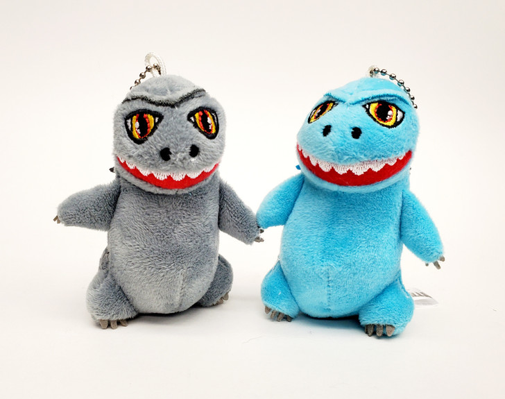 Phunny Godzilla plush key chain set