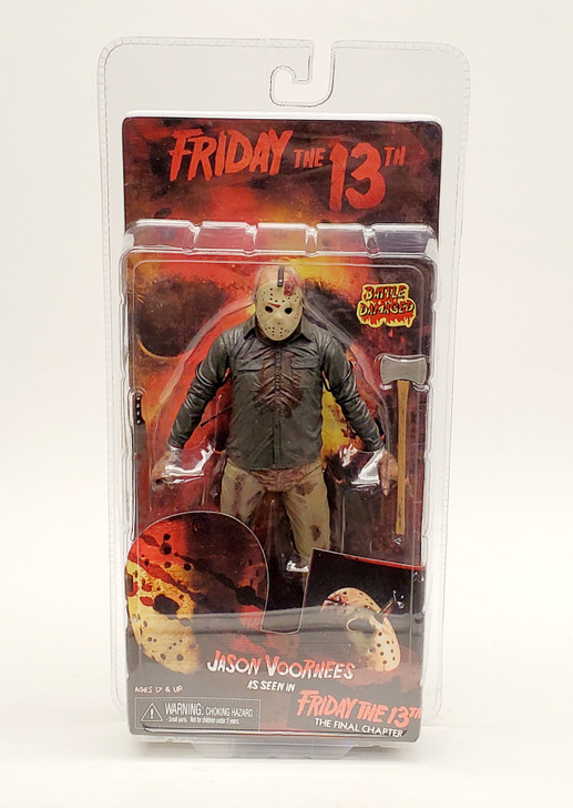 NECA Friday the 13th The Final Chapter Jason Voorhees Battle Damaged Action Figure