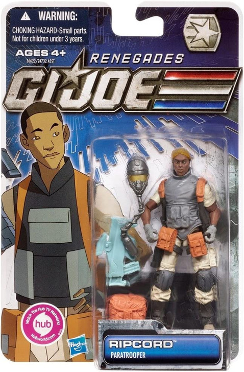 Hasbro G.I. Joe Renegades Ripcord Paratrooper 3.75" action figure