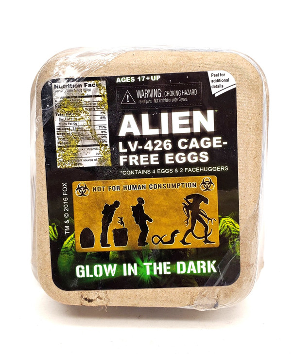 Alien LV-426 Cage-Free Eggs (4 Eggs) (Glow in the Dark) - Aliens -  Accessories - Neca Action Figure