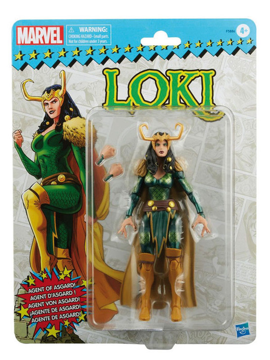 Hasbro Marvel Legends 6" Retro Collection Loki Action Figure