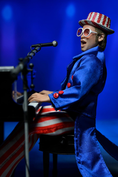 NECA Elton John - 8" Clothed Action Figure - Elton John (Live 1976)