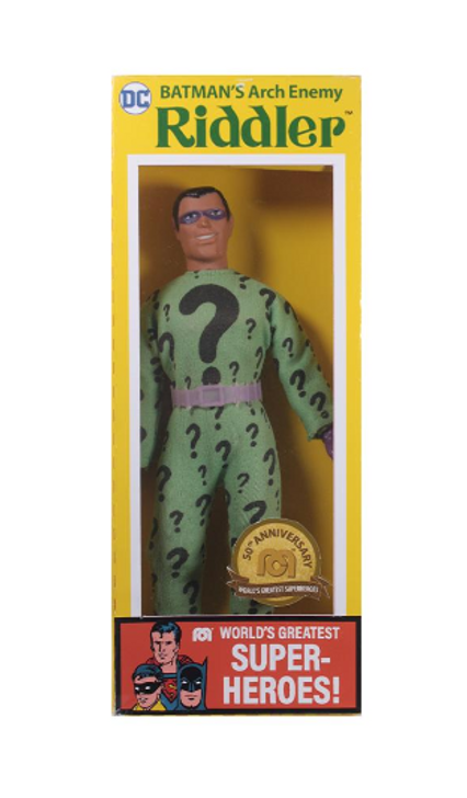 Mego Action Figure 8" The Riddler Classic 50th Anniversary