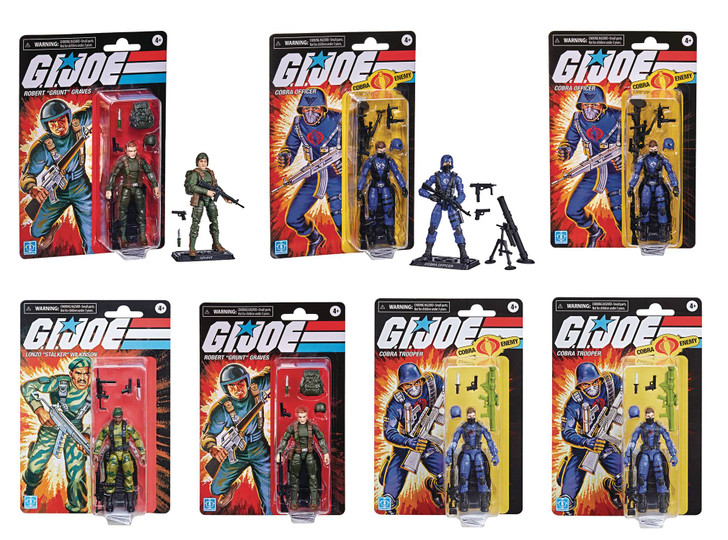 Hasbro GI Joe Classified Retro 3.75" case of 6