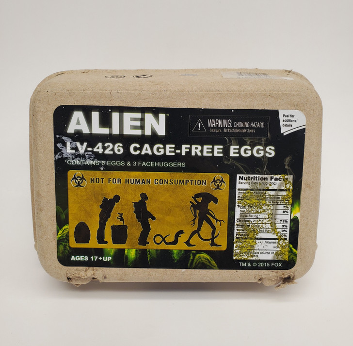 NECA Alien Egg Carton Alien Eggs Accessory 6 Pack (open package)