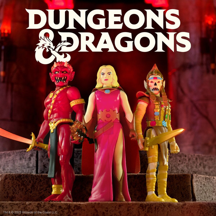 Super7 ReAction Dungeons and Dragons Series 1 set of 3