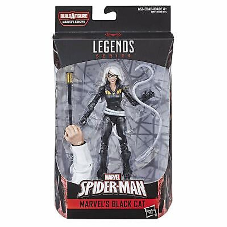 Hasbro Marvel Legends Spider-Man Black Cat 6" Action Figure BAF Kingpin series