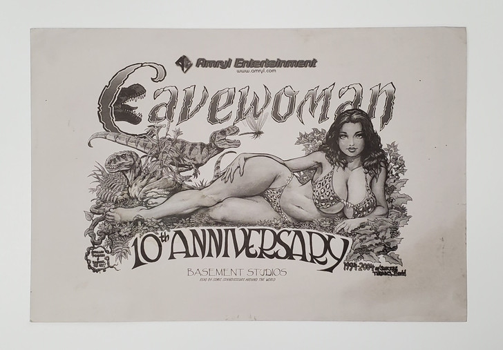 Basement Studios Cavewoman 10th anniversary print set