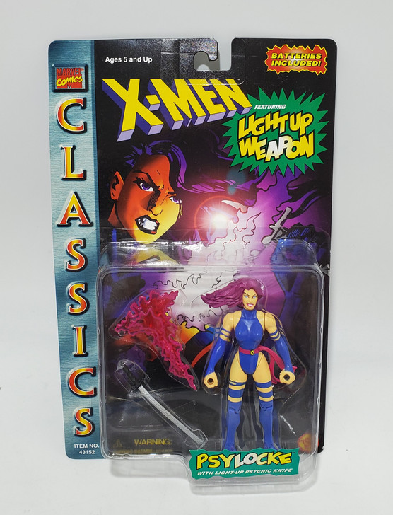 ToyBiz X-Men Classics Light Up Weapon Psylocke Action Figure