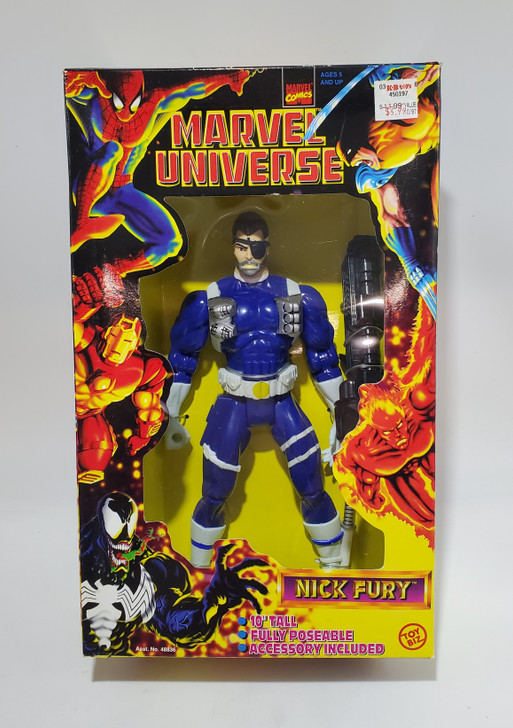 ToyBiz (1997) Marvel Universe Nick Fury 10" Action Figure