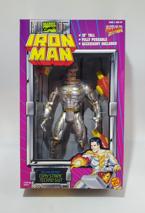 ToyBiz Iron Man Tony Stark Techno Suit 10" Action Figure