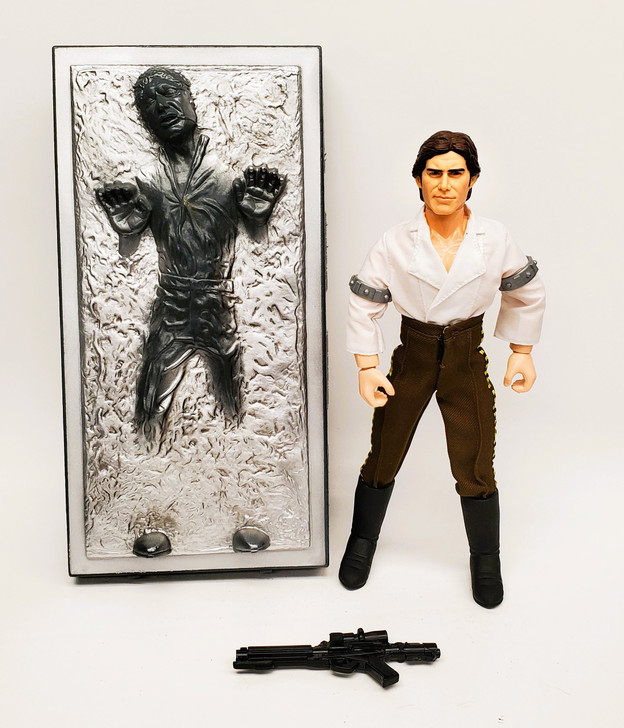 Action Figure Star Wars Power Of The Force: Han Solo In Carbonite | Personaggio Da Collezione 10cm | Giocattolo Vintage