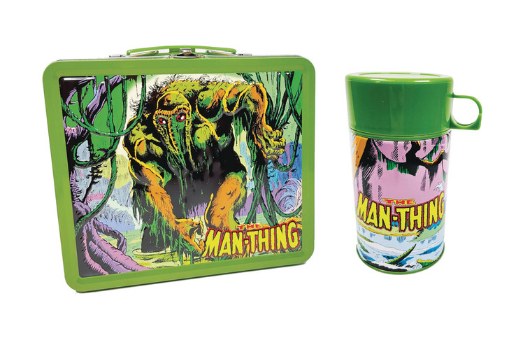 Man-Thing SDCC 2023 Tin Lunchbox and Thermos