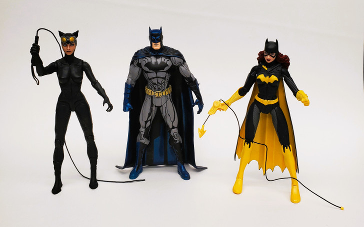 DC Batman, Catwoman and Batgirl Action Figure lot  (no package)