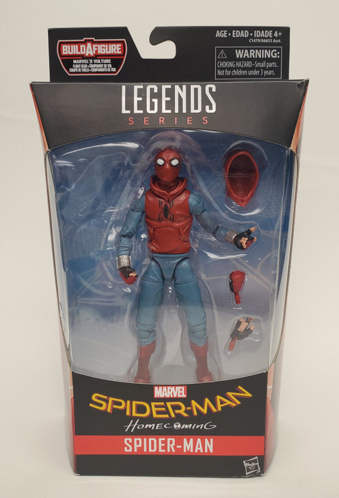 Marvel Legends Spider-Man home made suit Homecoming Spider-Man 6" action figure (open package)