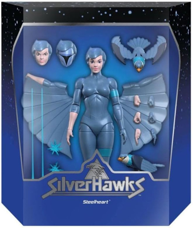 Super7 Ultimates SilverHawks Steelheart Action Figure