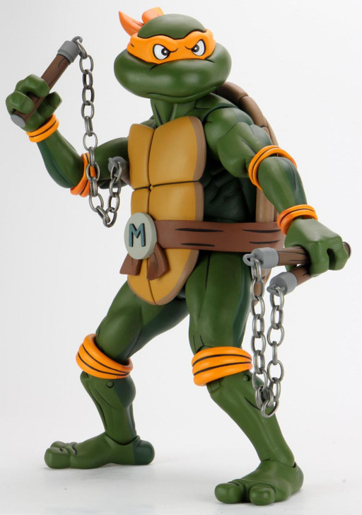 NECA Teenage Mutant Ninja Turtles - 1/4th Scale Action Figure - Giant-Size  Michelangelo