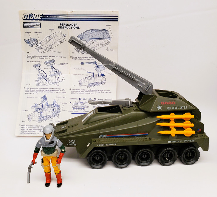 Hasbro GI Joe (1987) Persuader and Backstop (no package)