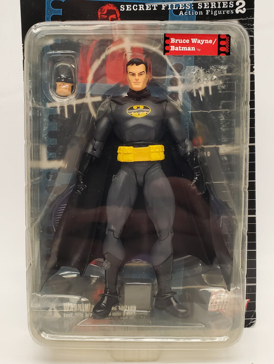 DC Direct Unmasked Bruce Wayne/ Batman Action Figure (damaged package)