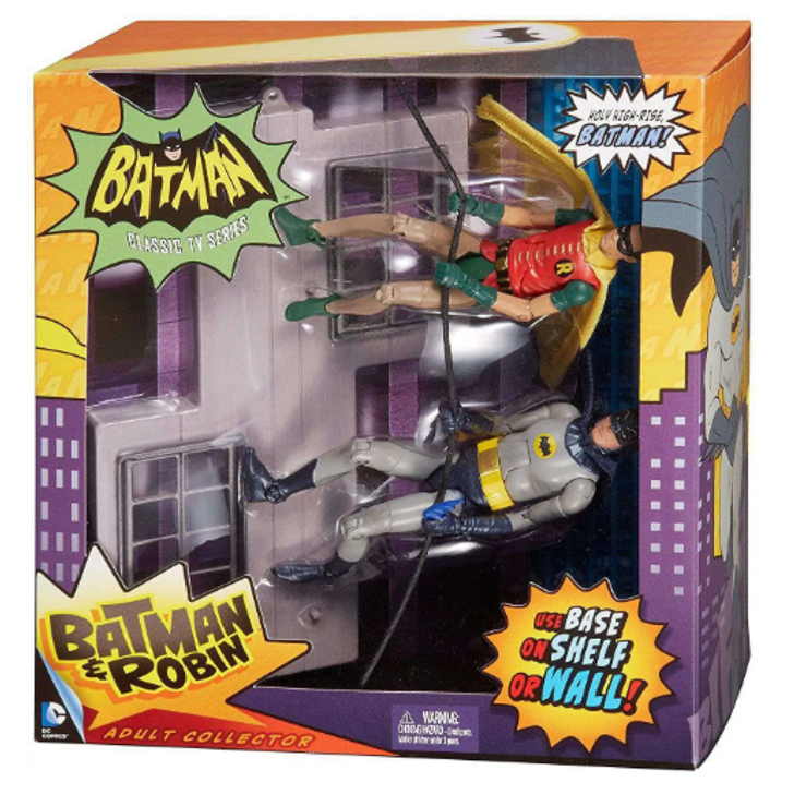 Mattel Batman 1966 TV Series Batman and Robin action figure set