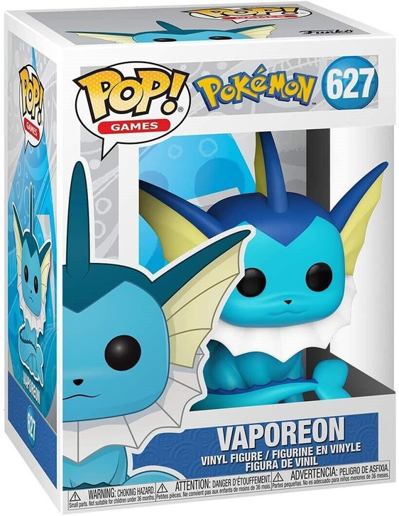 Funko Pop! Games: Pokémon Vaporeon #627