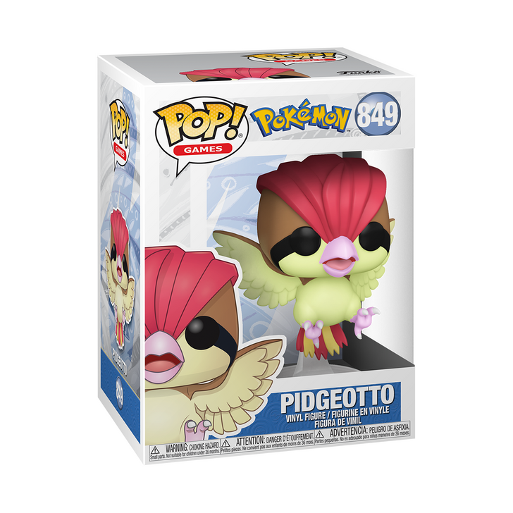 Funko Pop! Games: Pokémon Pidgeotto #849