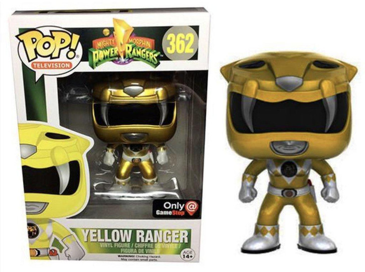 Funko Pop! Television: Power Rangers Yellow Ranger(metallic) #362