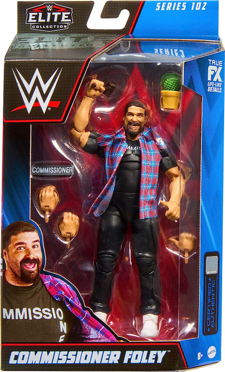 WWE Elite Collection Series 102 Commissioner Foley Action Figure