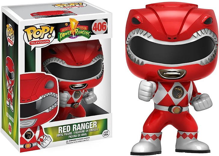 Funko Pop! Television: Power Rangers Red Ranger #406