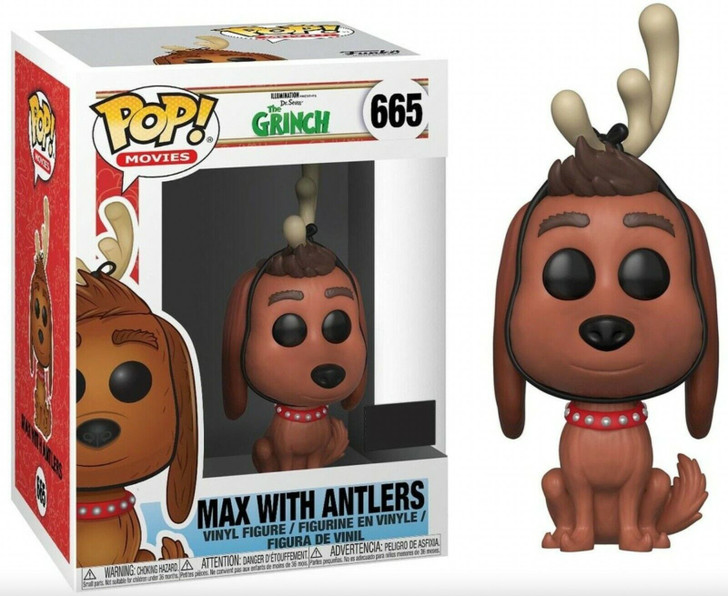 Funko Pop! Movies: The Grinch Max with antelers #665