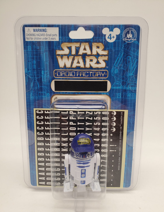 Disney Parks Exclusive Star Wars Droid Factory R2-D2 with baseball hat action figure