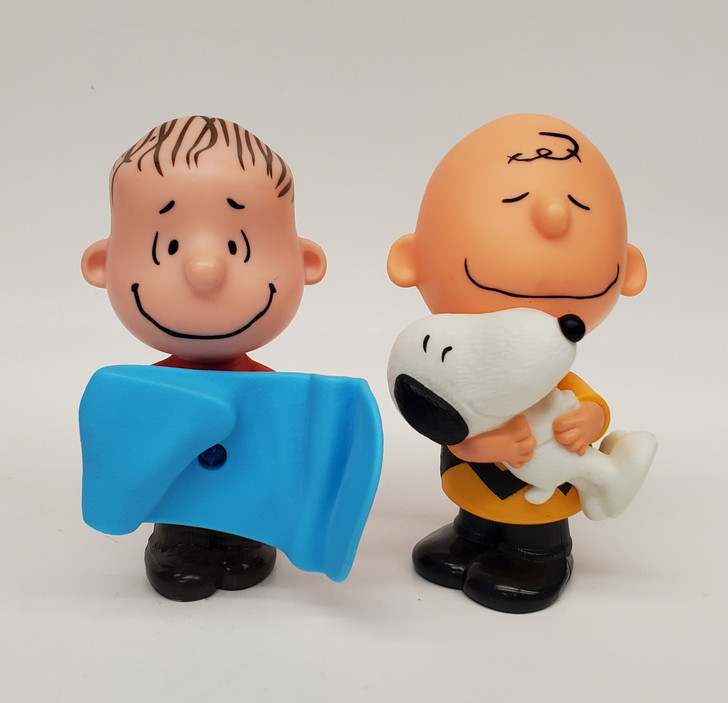 McDonald's Peanuts figure lot Charlie Brown and Linus