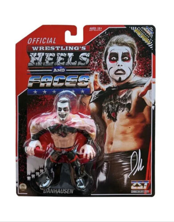 ZST AEW Official Wrestling's Heels and Faces Danhausen and Accessory set