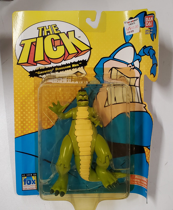 Bandai The Tick Growing Dinosaur Neil Action Figure