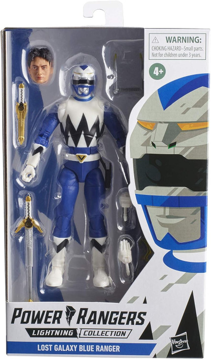 Hasbro Power Rangers Lightning Collection Lost Galaxy Blue Ranger 6in Action Figure