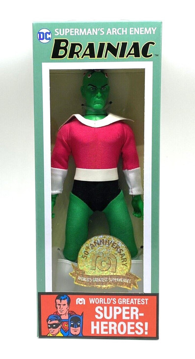 Mego Action Figure 8"  50th Anniversary World's Greatest Superheroes - Brainiac