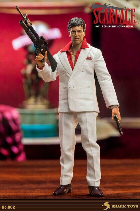 Shark Toys SCARFACE Furious Tony 1:12 scale deluxe action figure