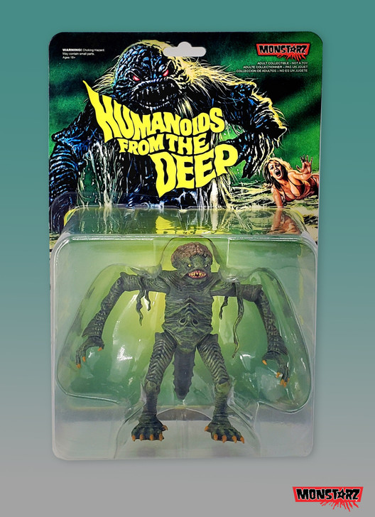 Monstarz Humanoids from the Deep 3.75" Scale Retro Action Figure GLOW Version