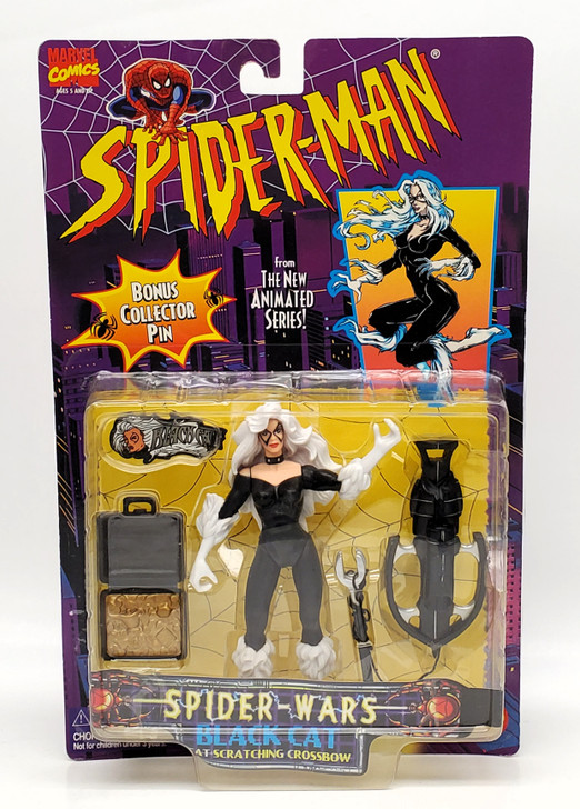 ToyBiz Spider-Man Spider-Wars Black Cat action figure