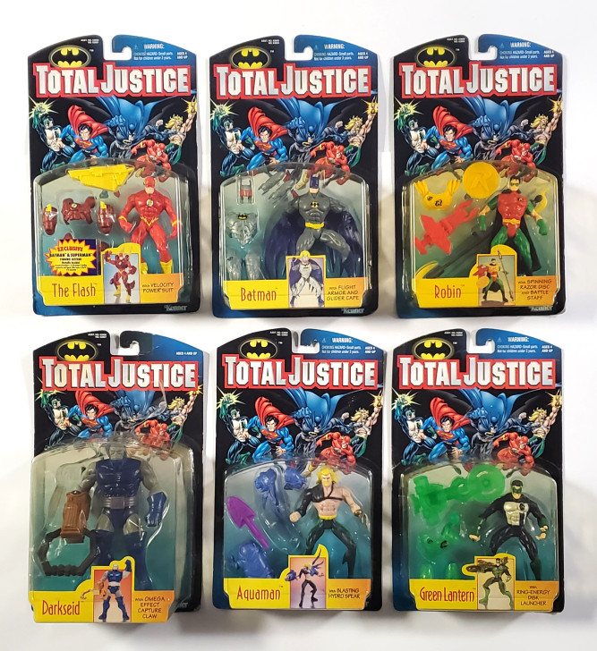 Kenner Total Justice series 1 set of six Action Figures