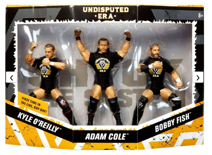 WWE Wrestling Elite Collection NXT Kyle O'Reilly, Adam Cole & Bobby Fish Action Figure 3-Pack Undisputed Era