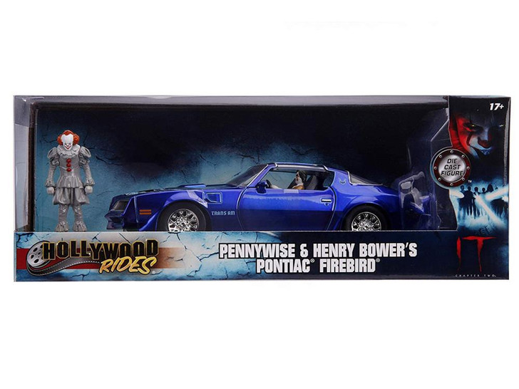 Stephen King's IT Henry Bowers Pontiac Firebird with Pennywise figure  1/24th scale